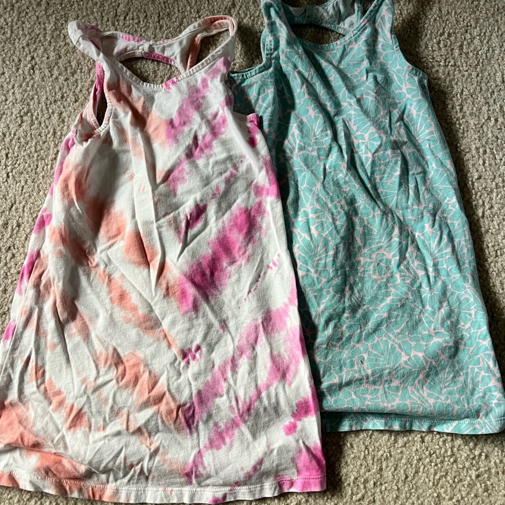 Gap 4T twist back dresses